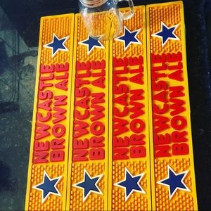 Newcastle brown ale beer bar mat brand new (1)